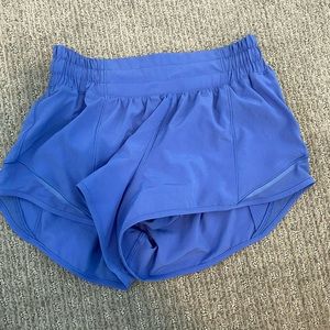 Purple lululemon shorts